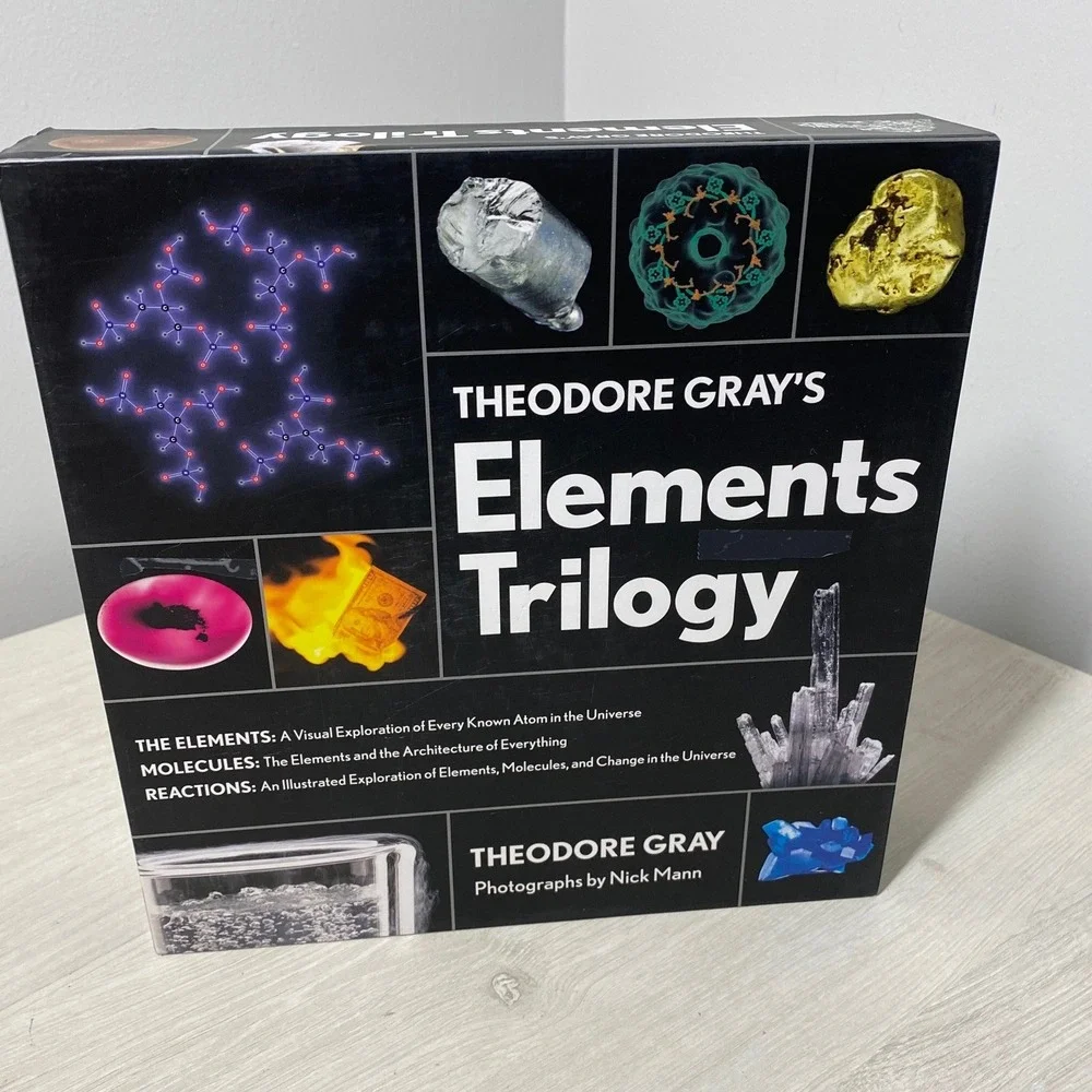Theodore Gray Elements Trilogy Box Set Chemistry Molecules Reactions Illustrated